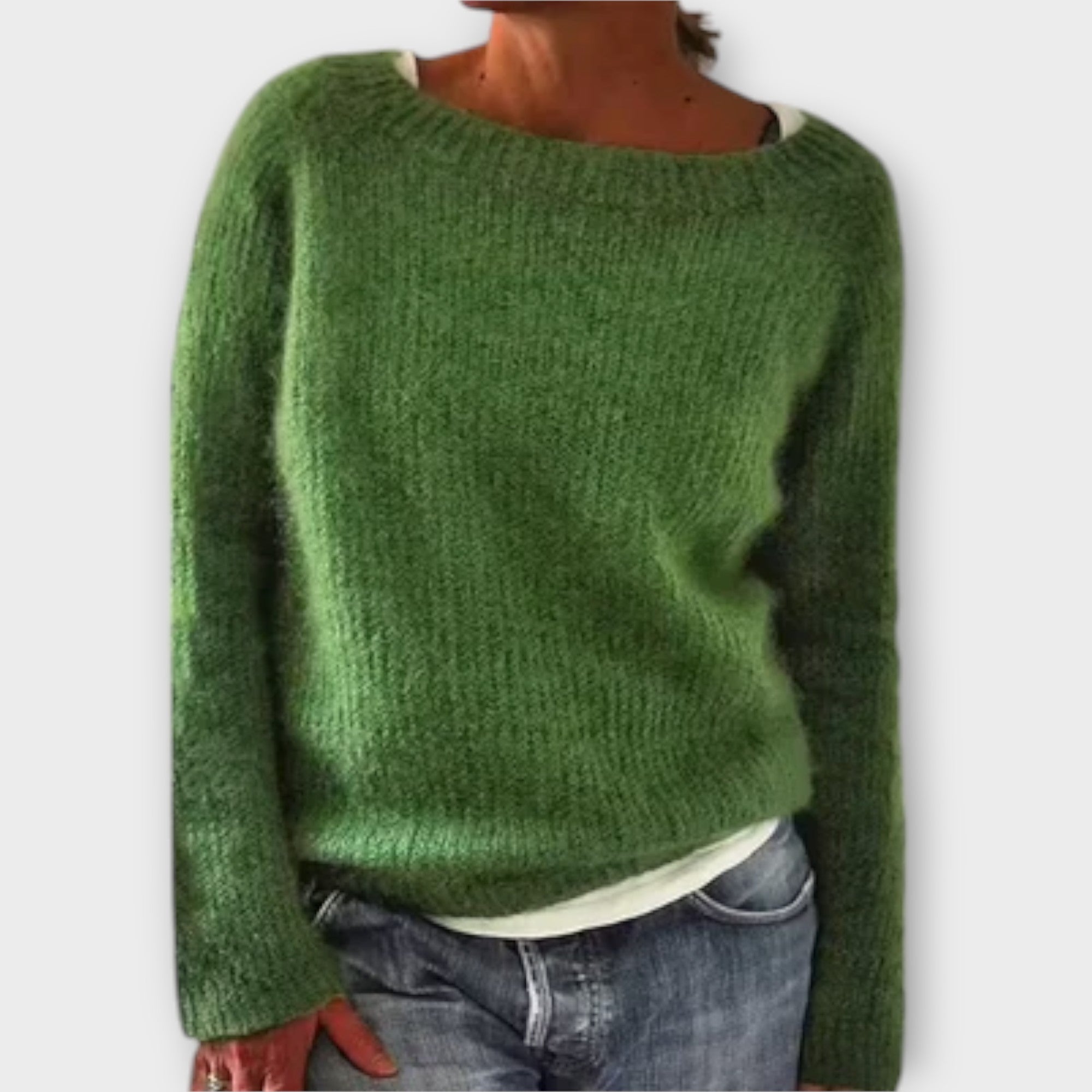 Regine – maglione a maglia monocolore