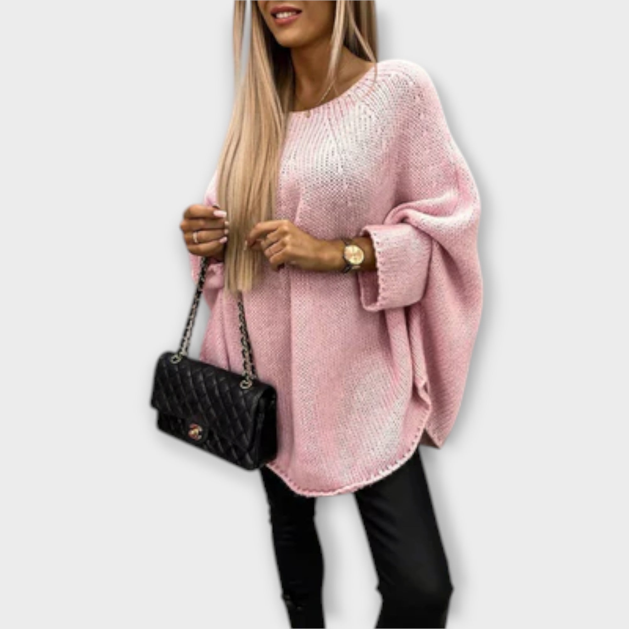 Isabelle - Maglione da Donna Elegante con Collo Rotondo