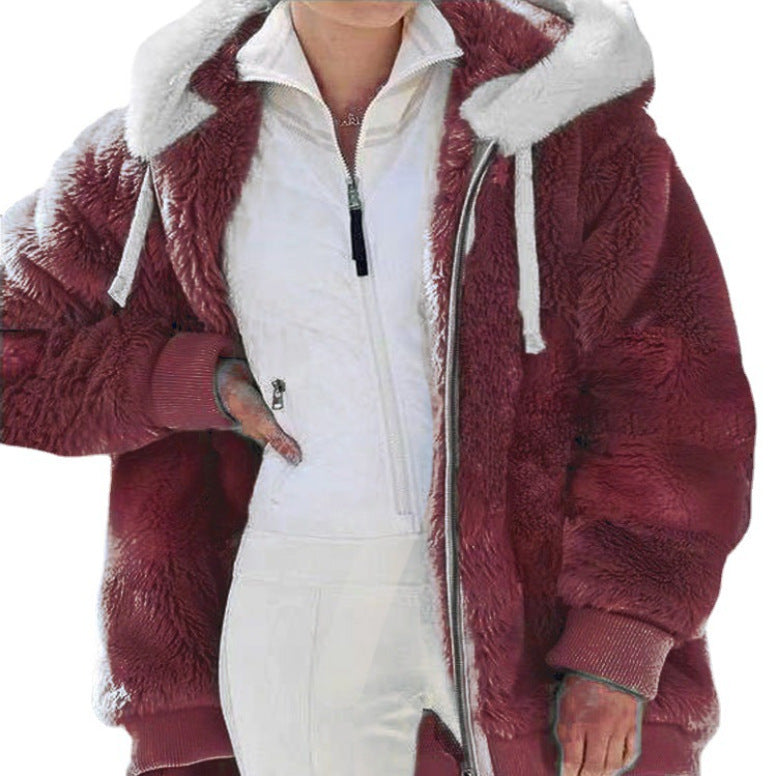 Isabella™ Giacca Invernale da Donna con Cappuccio e Cerniera