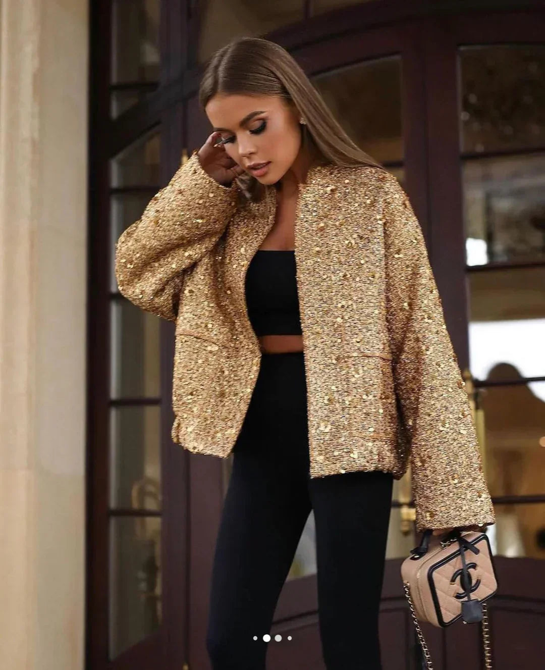 Giacca Lumina con Paillettes
