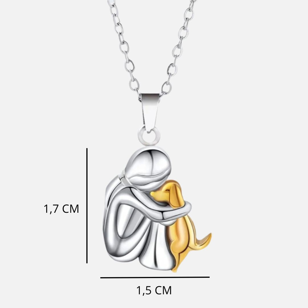 Patrizia | Collana con ciondolo a forma di cane