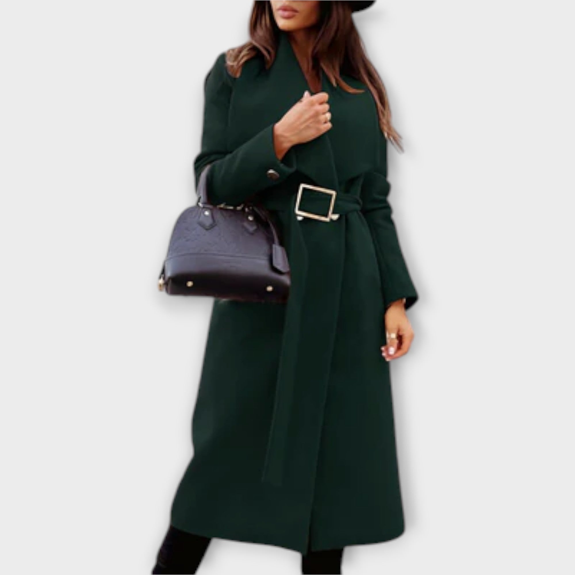 Muriel – Cappotto sagomato con cintura