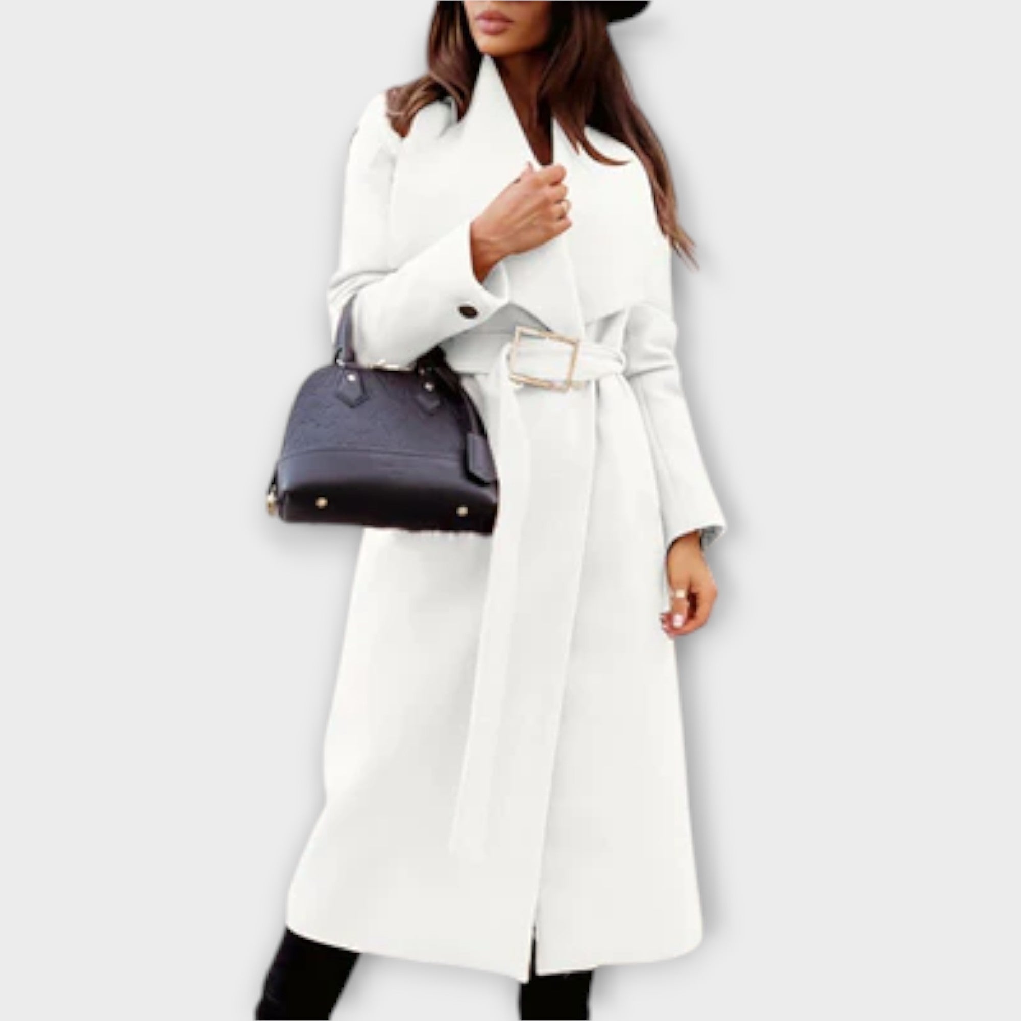 Muriel – Cappotto sagomato con cintura