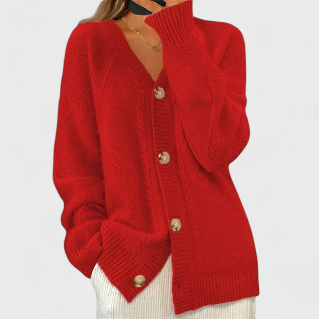 Éloise - Cardigan in maglia a coste