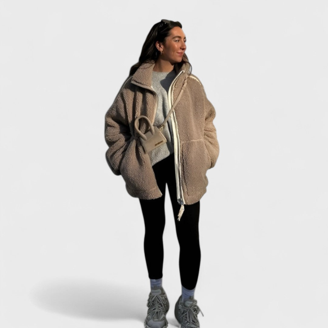 Kaja - Morbido cappotto di peluche