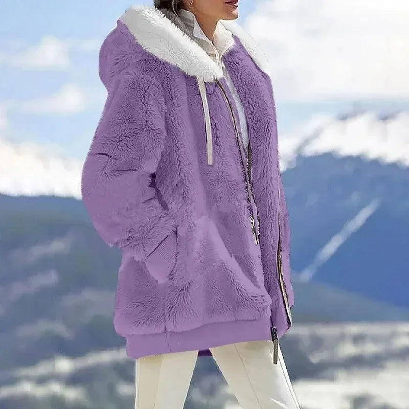 Isabella™ Giacca Invernale da Donna con Cappuccio e Cerniera