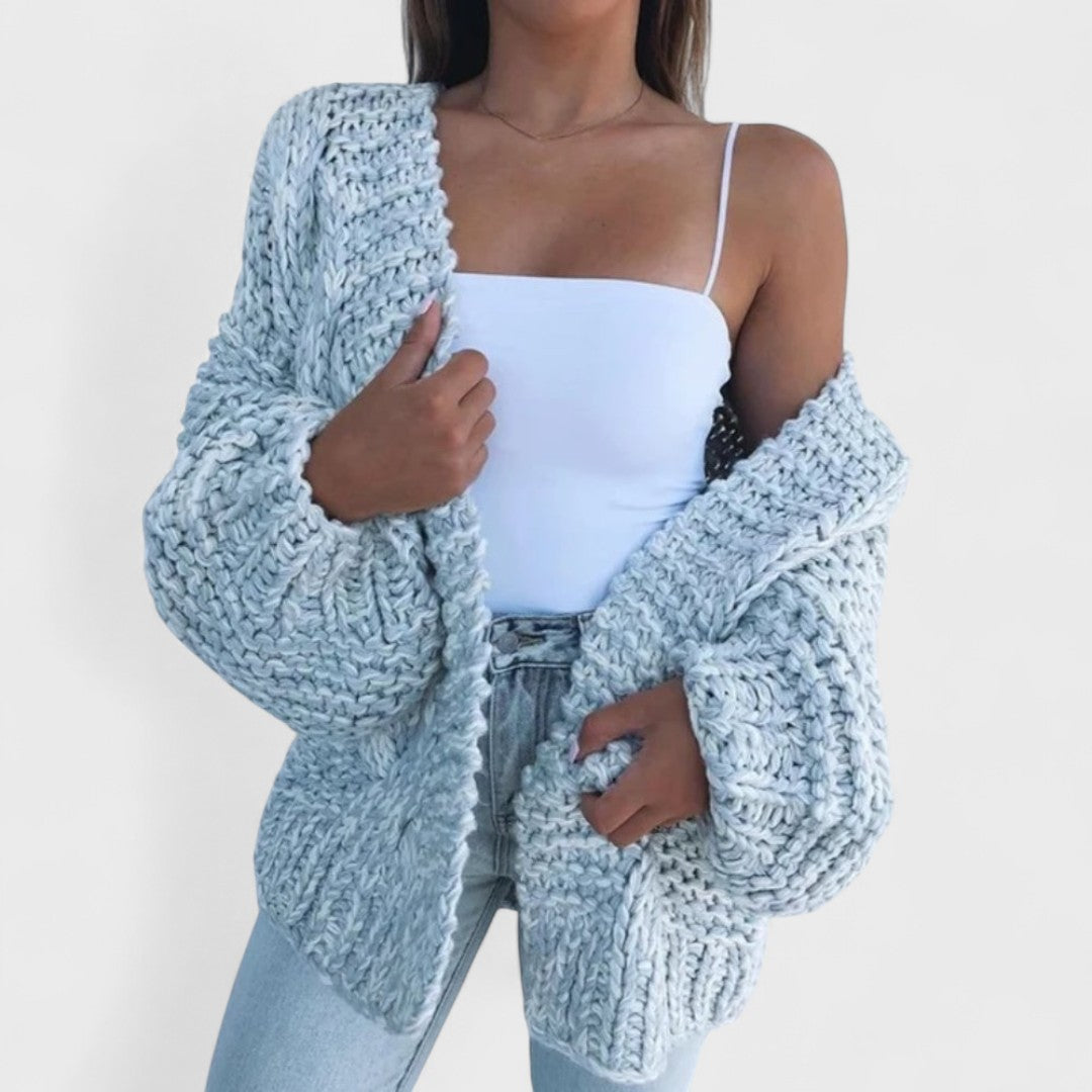 Eleanor - Cardigan rilassato in maglia grossa