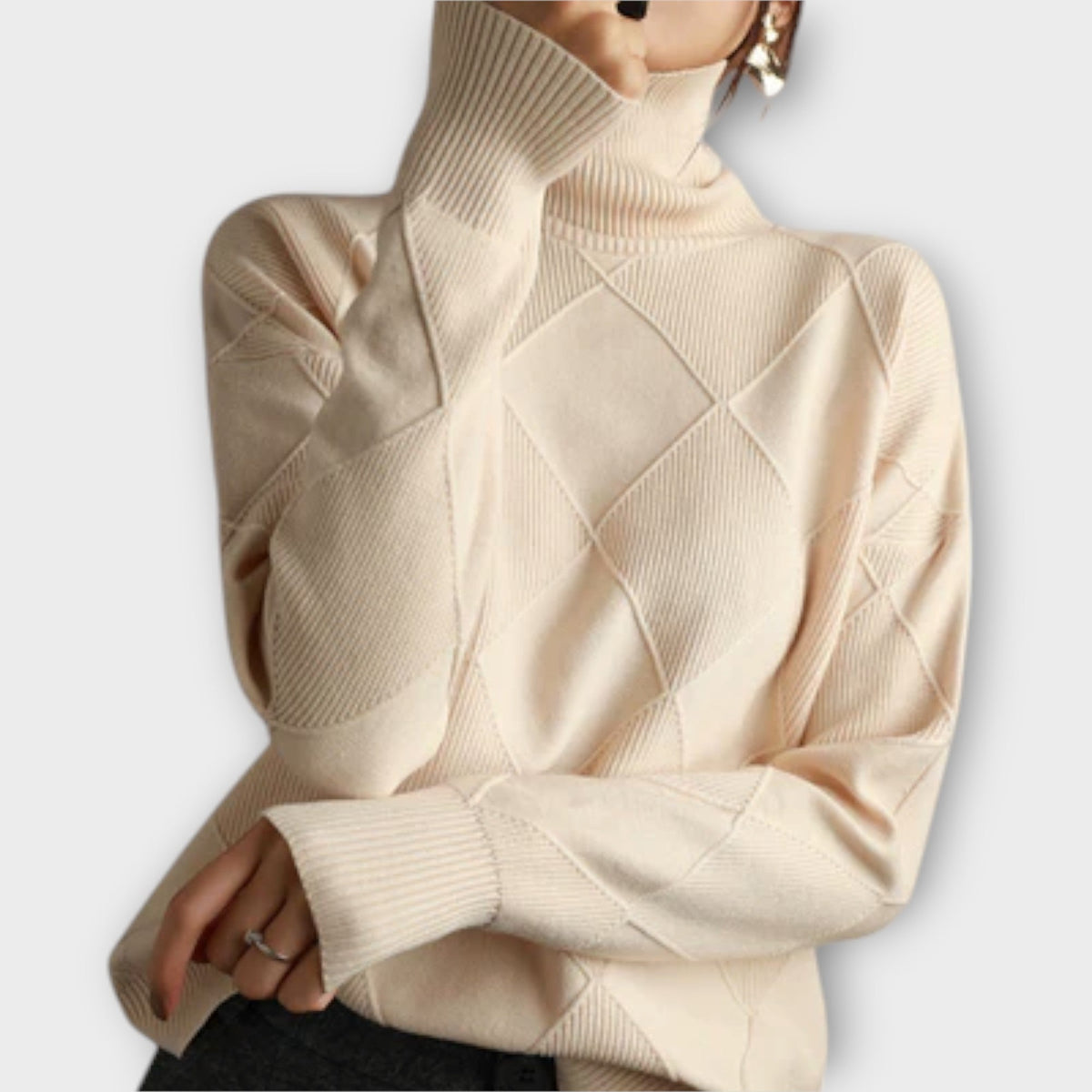Melanie - Maglione Collo Alto Confortevole