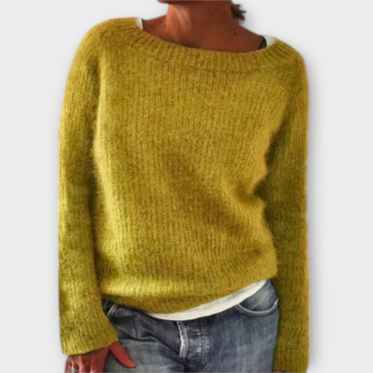 Regine – maglione a maglia monocolore
