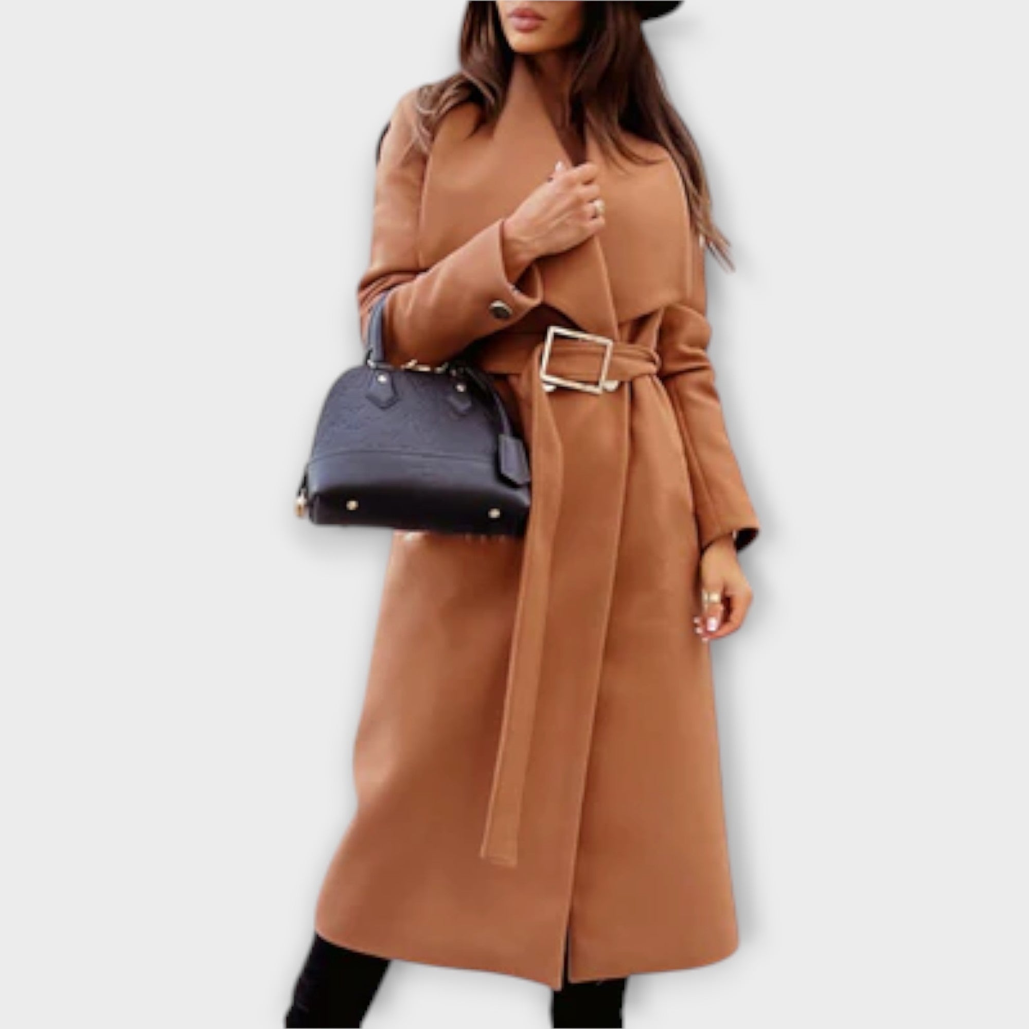 Muriel – Cappotto sagomato con cintura