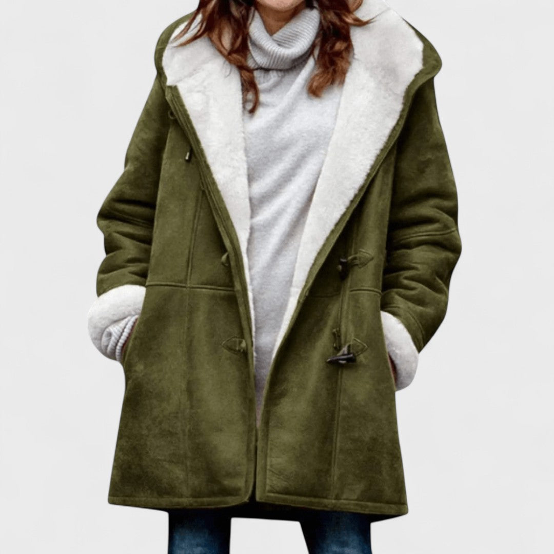 Nenny - Cappotto in pile caldo ed elegante