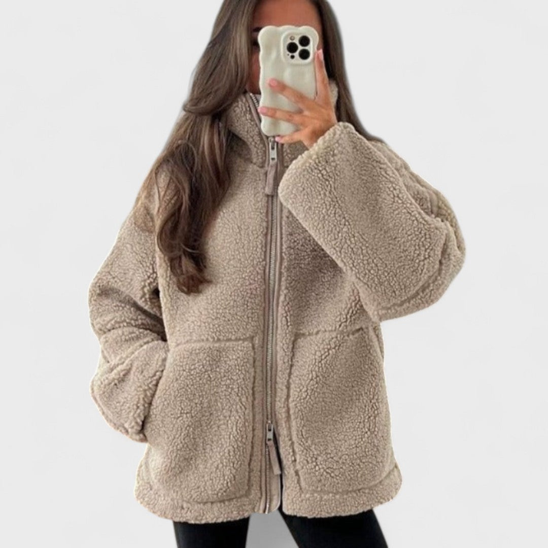Kaja - Morbido cappotto di peluche