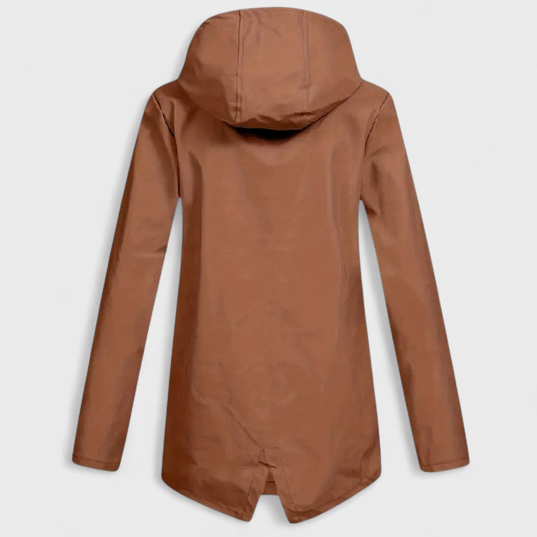 Astrid - Parka antipioggia foderato in pile