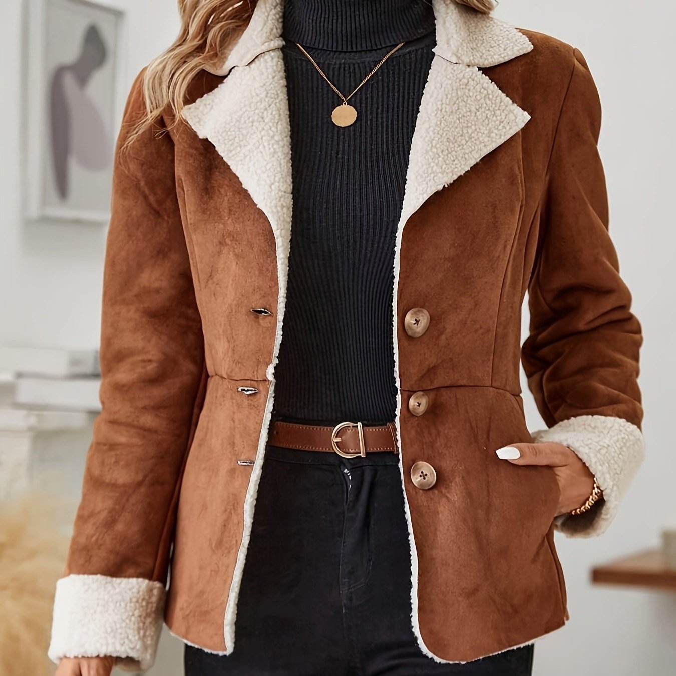 Isabella™ Giacca in Pelliccia Sintetica da Donna