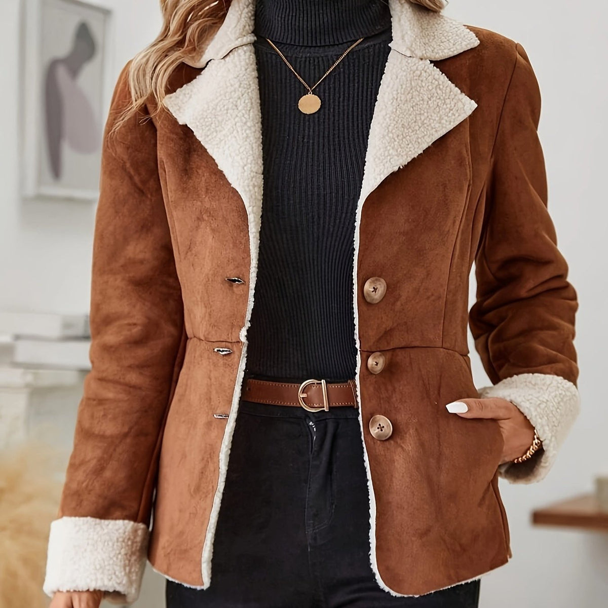 Isabella™ Giacca in Pelliccia Sintetica da Donna