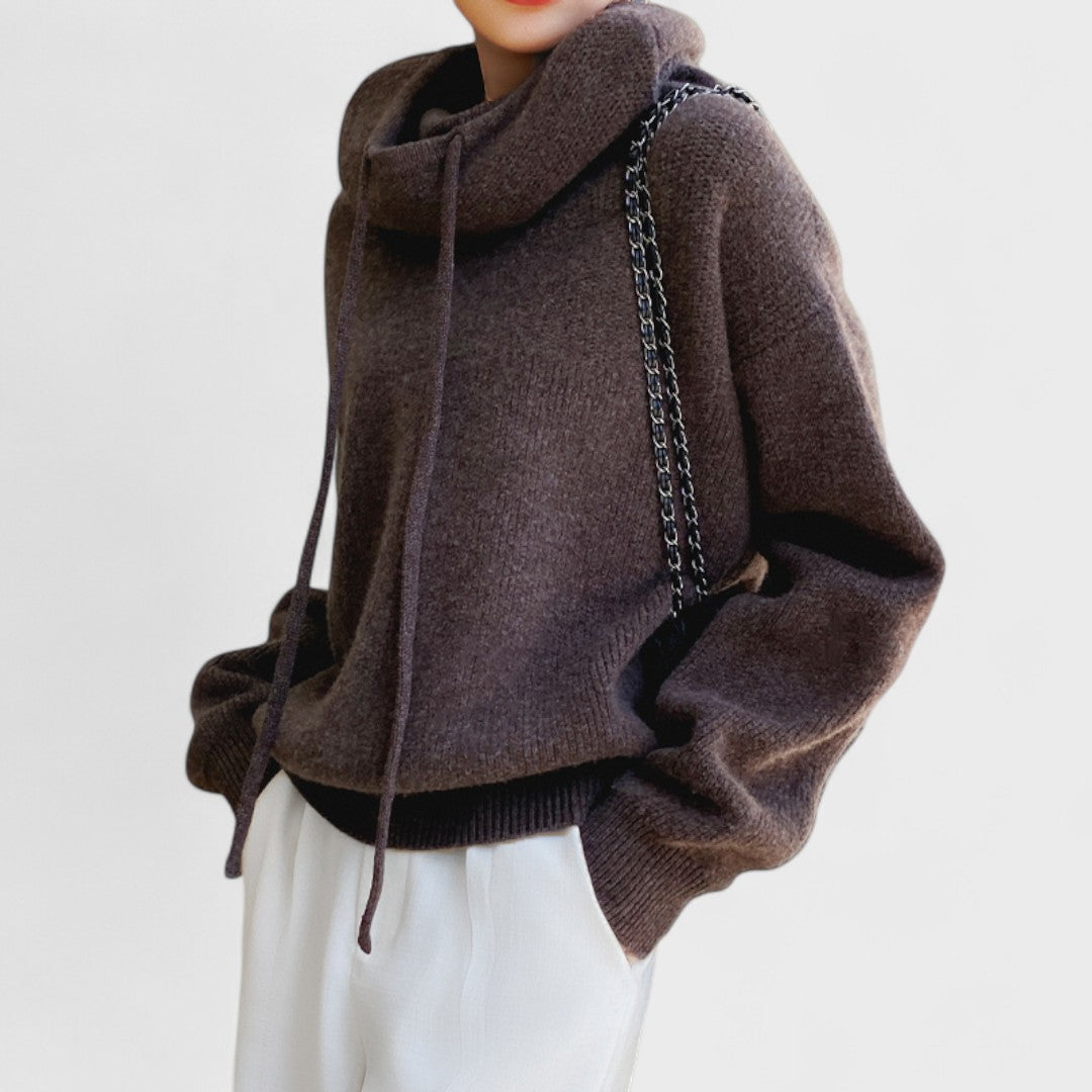 Charlotte - Maglia dolcevita in lana merino
