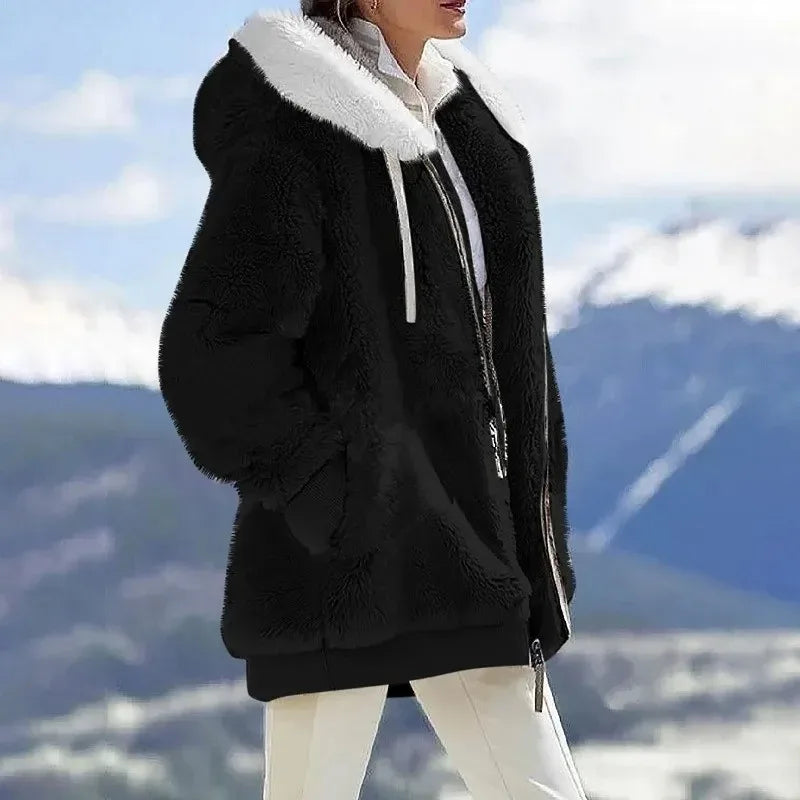 Isabella™ Giacca Invernale da Donna con Cappuccio e Cerniera